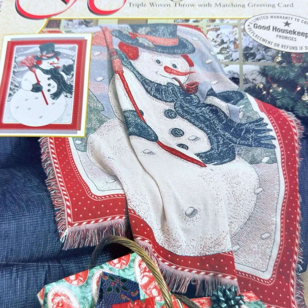 Holiday Throw new frosty